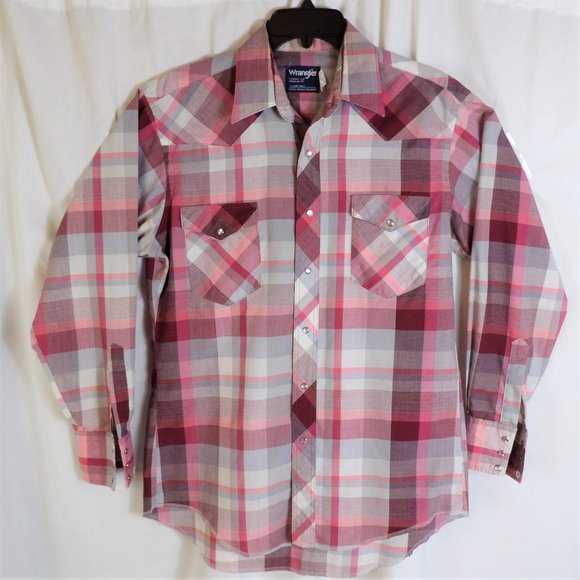 Men's Wrangler / Western Style / Long Sleeve Shirt - Picture 1 of 7